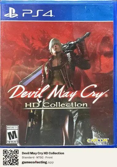 Devil May Cry HD Collection PlayStation 4, NTSC box front