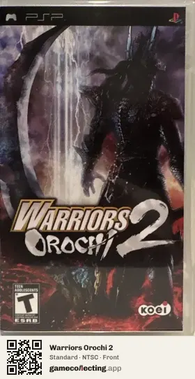 Warriors Orochi 2 PlayStation Portable, NTSC box front