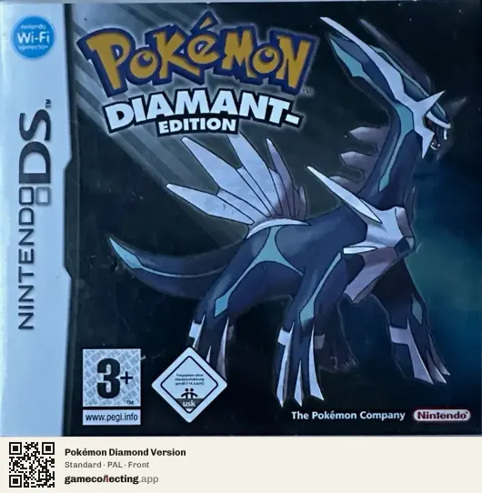 Pokémon Diamond Version Nintendo DS, PAL box front