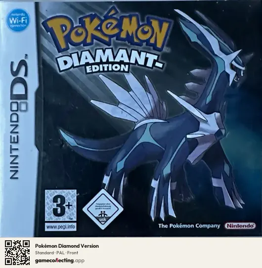 Pokémon Diamond Version Nintendo DS, PAL box front
