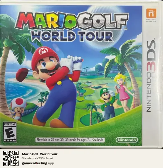 Mario Golf: World Tour Nintendo 3DS, NTSC box front