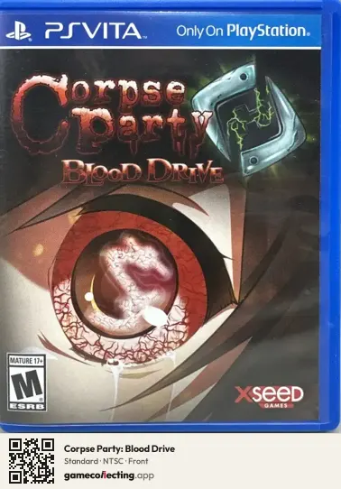 Corpse Party: Blood Drive PlayStation Vita, NTSC box front