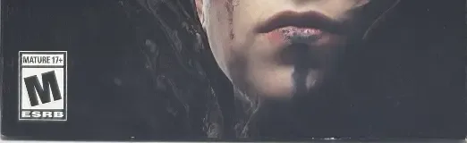 Hellblade: Senua's Sacrifice, the ESRB box on its front