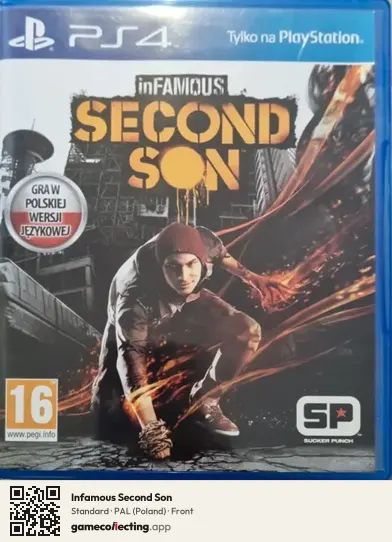Infamous Second Son PlayStation 4, Poland box front
