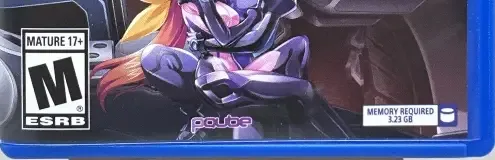 Muv-Luv Alternative, the ESRB box on its front