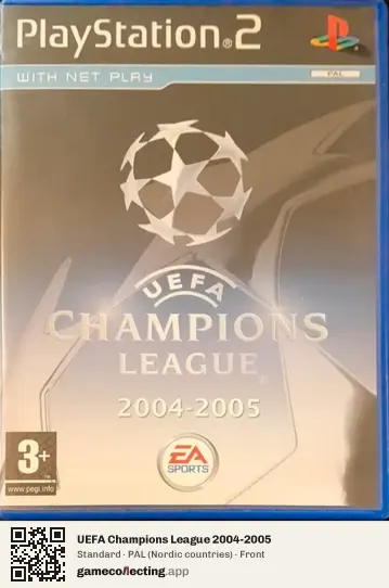 UEFA Champions League 2004-2005 PlayStation 2, Nordic countries box front