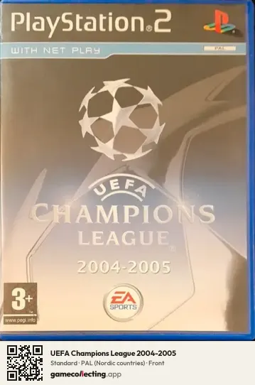 UEFA Champions League 2004-2005 PlayStation 2, Nordic countries box front