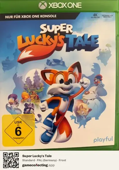 Super Lucky's Tale Xbox One, Germany box front