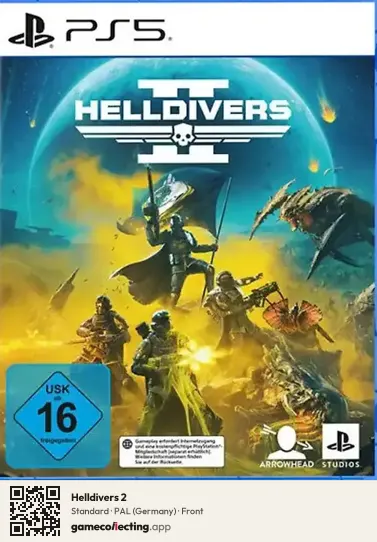 Helldivers 2 PlayStation 5, Germany box front