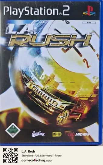 L.A. Rush PlayStation 2, Germany box front