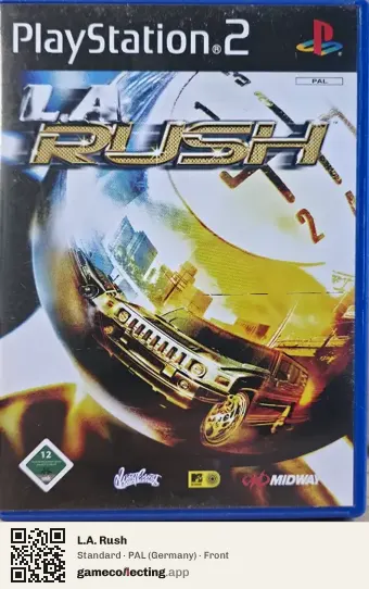 L.A. Rush PlayStation 2, Germany box front
