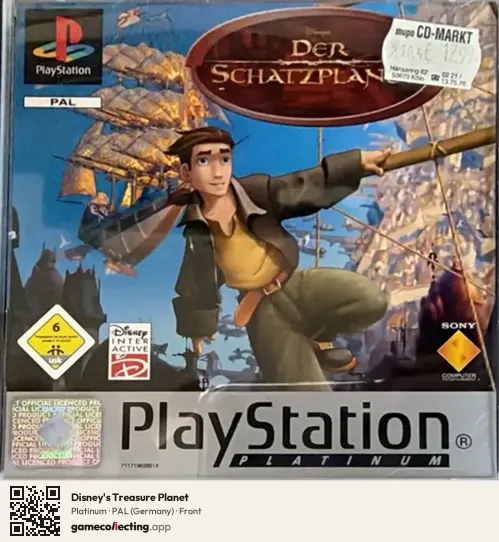 Disney's Treasure Planet PlayStation, Germany box front