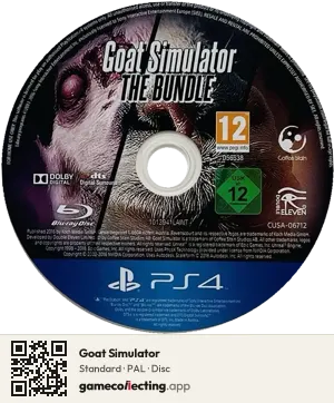 Goat Simulator PlayStation 4, PAL disc