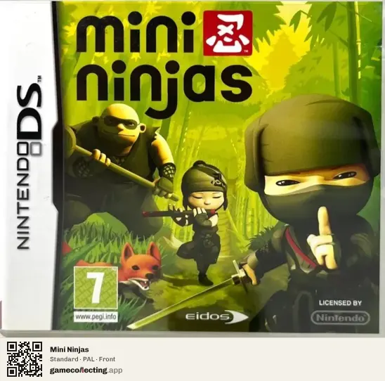 Mini Ninjas Nintendo DS, PAL box front