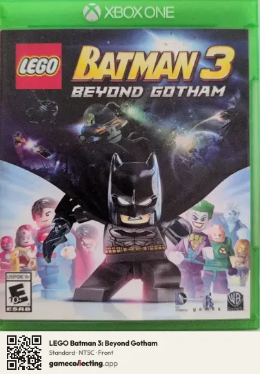 LEGO Batman 3: Beyond Gotham Xbox One, NTSC box front