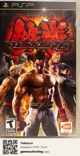 Tekken 6 PlayStation Portable, NTSC box front