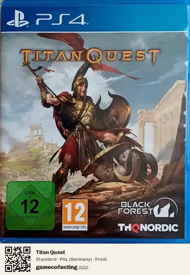 Titan Quest PlayStation 4, Germany box front