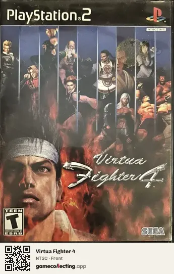 Virtua Fighter 4 PlayStation 2, NTSC box front
