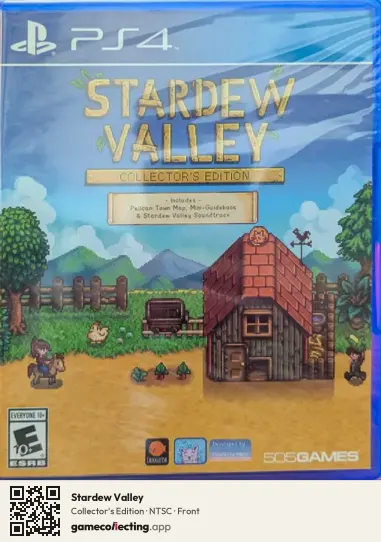 Stardew Valley PlayStation 4, NTSC box front