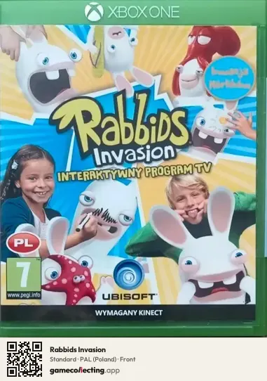 Rabbids Invasion Xbox One, Poland box front