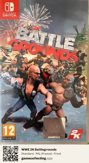 WWE 2K Battlegrounds Nintendo Switch, France box front