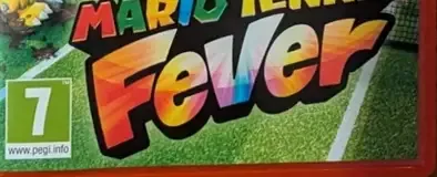 Mario Tennis Fever, the PEGI square on its front