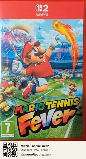 Mario Tennis Fever Nintendo Switch 2, PAL box front