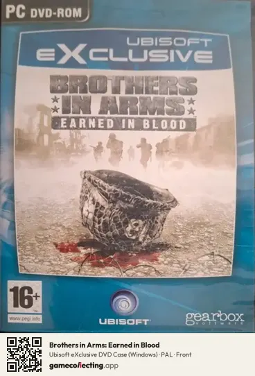Brothers in Arms: Earned in Blood Computer, PAL box front