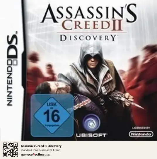 Assassin's Creed II: Discovery Nintendo DS, Germany box front