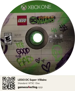 LEGO DC Super-Villains Xbox One, NTSC disc