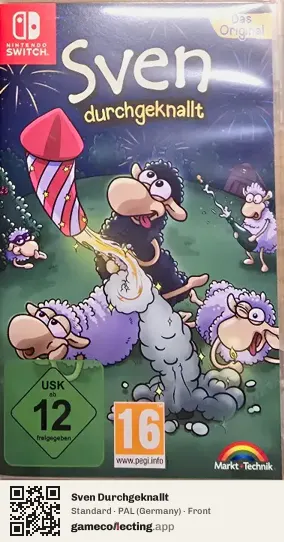 Sven Durchgeknallt Nintendo Switch, Germany box front