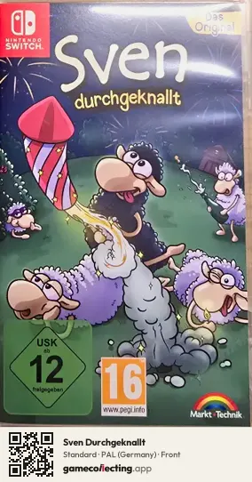 Sven Durchgeknallt Nintendo Switch, Germany box front