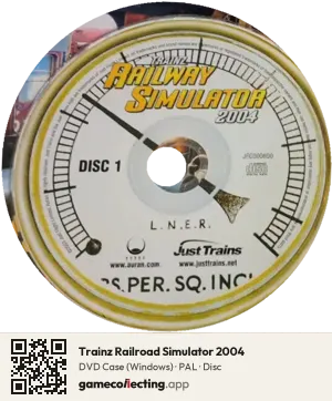 Trainz Railroad Simulator 2004 Computer, PAL disc
