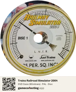 Trainz Railroad Simulator 2004 Computer, PAL disc