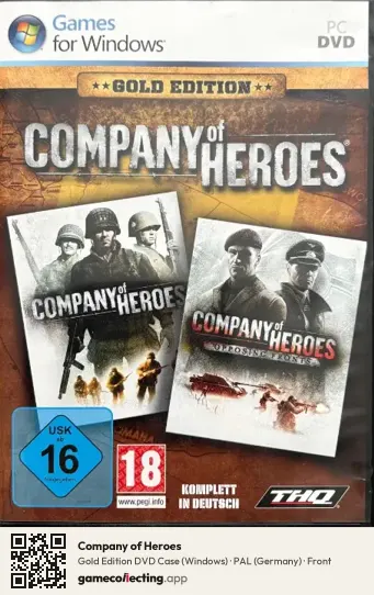 Company of Heroes Computer, Germany box front