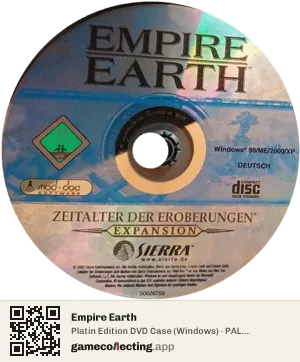 Empire Earth Computer, PAL disc