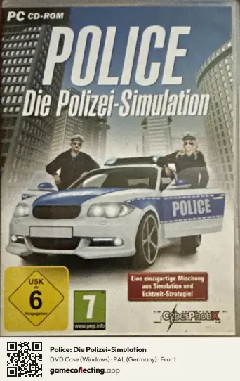 Police: Die Polizei-Simulation Computer, Germany box front