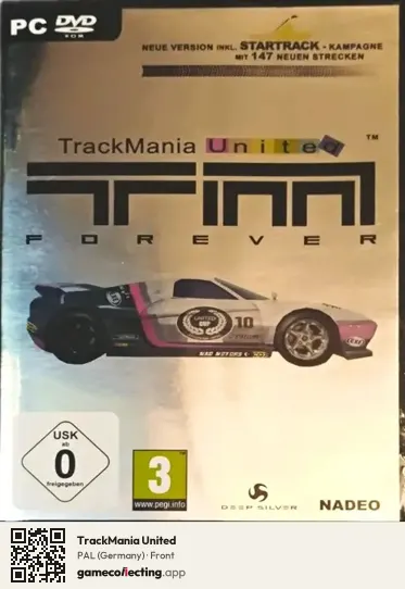 TrackMania United Computer, Germany box front