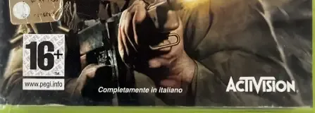 Call of Duty 3, the PEGI square on its front