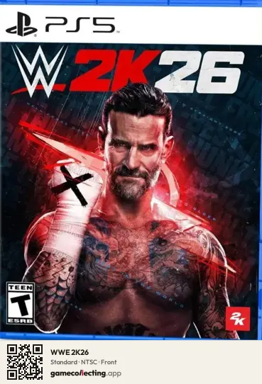 WWE 2K26 PlayStation 5, NTSC box front