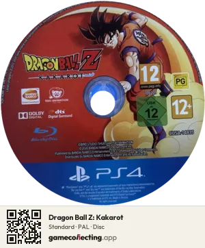 Dragon Ball Z: Kakarot PlayStation 4, PAL disc