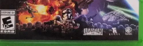 LEGO Star Wars: The Force Awakens, the ESRB box on its front