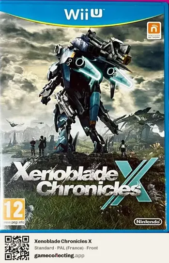 Xenoblade Chronicles X Nintendo Wii U, France box front