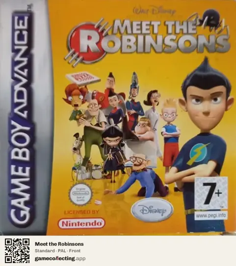 Meet the Robinsons Game Boy Advance, PAL box front