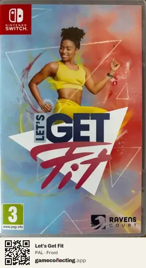 Let's Get Fit Nintendo Switch, PAL box front