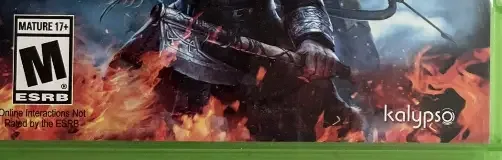 Vikings: Wolves of Midgard, the ESRB box on its front