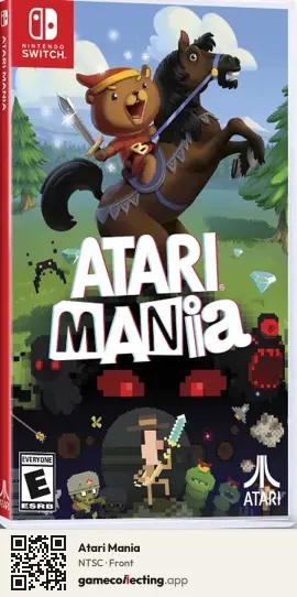 Atari Mania Nintendo Switch, NTSC box front