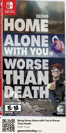 Being Home Alone with You is Worse Than Death Nintendo Switch, NTSC box front