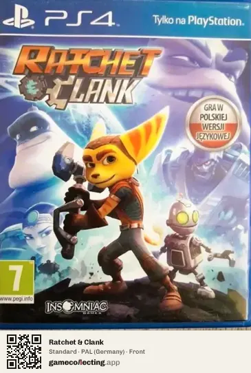 Ratchet & Clank PlayStation 4, Germany box front