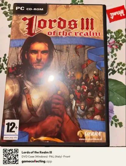 Lords of the Realm III Computer, Italy box front